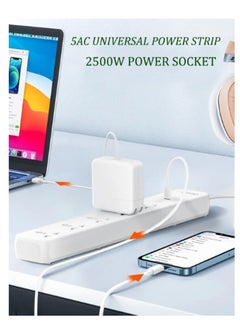 Power Strip with USB Charge Ports, SC5319, Universal Travel Adapter, 2M Extension Cord, Power Socket Plug Adapter - pzsku/Z5DC40D18CCAB7E01FE6DZ/45/_/1713772633/37f4853e-46ee-47ce-b61e-cf0a2dced6bd