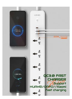 Power Strip with USB Charge Ports, SC5319, Universal Travel Adapter, 2M Extension Cord, Power Socket Plug Adapter - pzsku/Z5DC40D18CCAB7E01FE6DZ/45/_/1713772635/01334a13-2103-4fd5-b664-362d0e2928a5