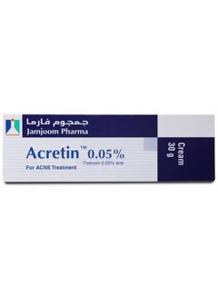 JAMJOOM PHARMA Acretin Acne Treatment 0.05% Cream 30 Gram 