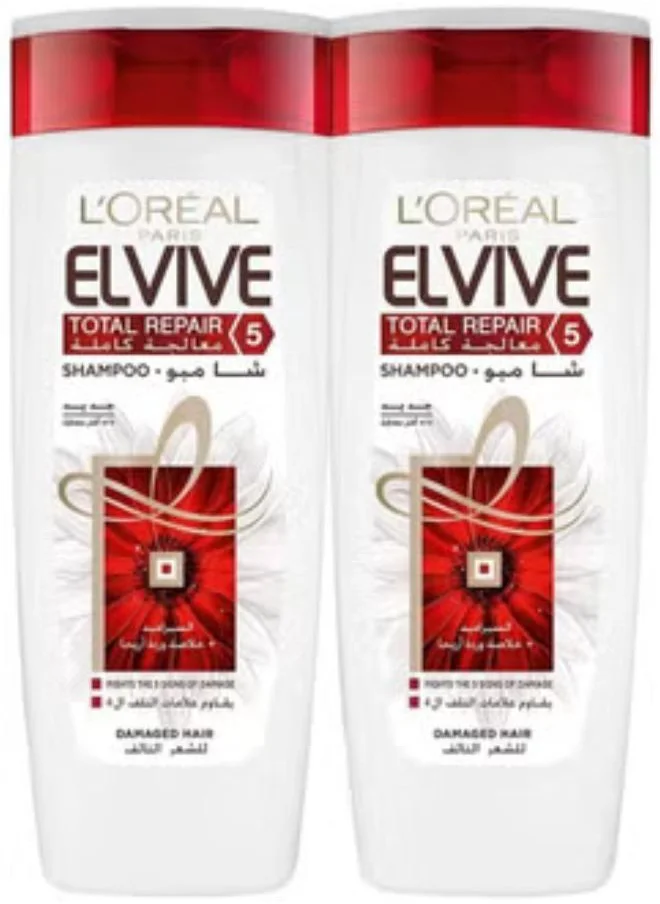 L'OREAL PARIS L'Oréal Paris Elvive Total Repair 5 Shampoo, 400 Ml Dual Pack