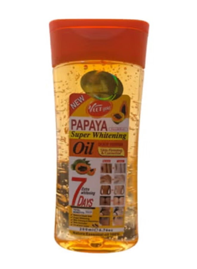 Veet gold Papaya Super Whitening Oil Body Repair 200 ML - Image 1