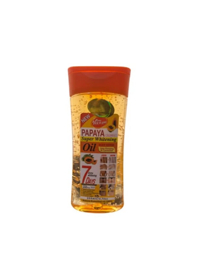 Veet gold Papaya Super Whitening Oil Body Repair 200 ML - Image 2