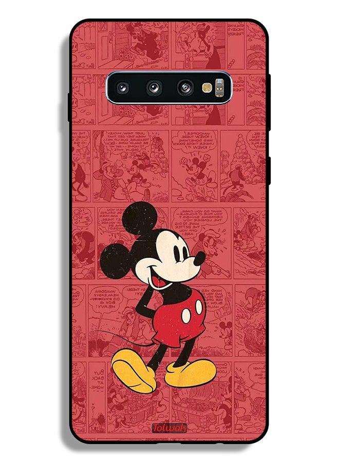 Tolwak Samsung Galaxy S10 Protective Case Cover Mikey - Image 2