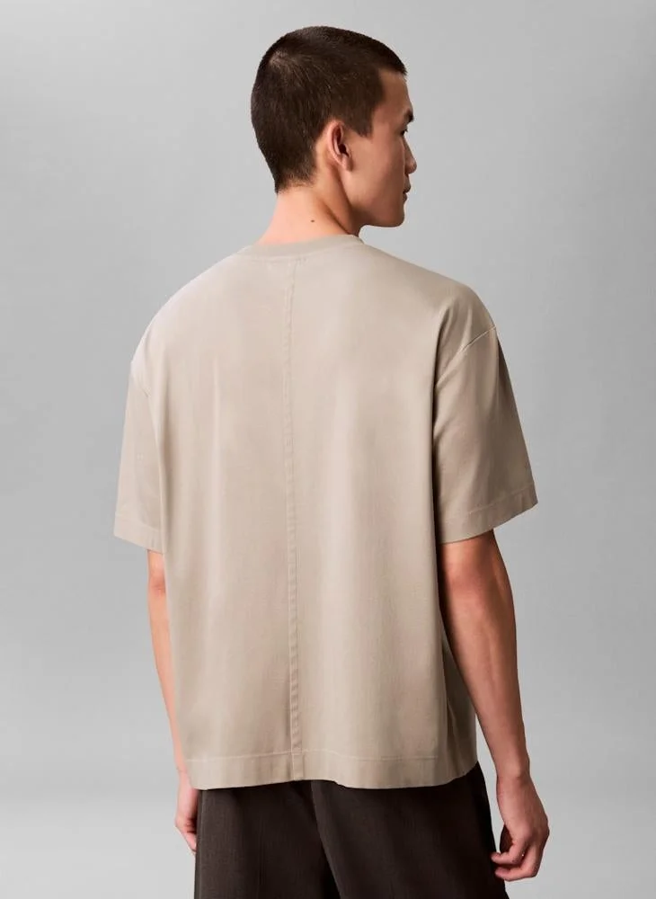 CALVIN KLEIN Relaxed Embroidered Logo T-shirt