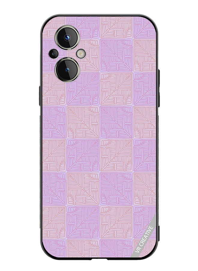 VR CREATIVE Protective Case Cover For OnePlus Nord N20 5G Beige And Purple Shades Design Multicolour - Image 1