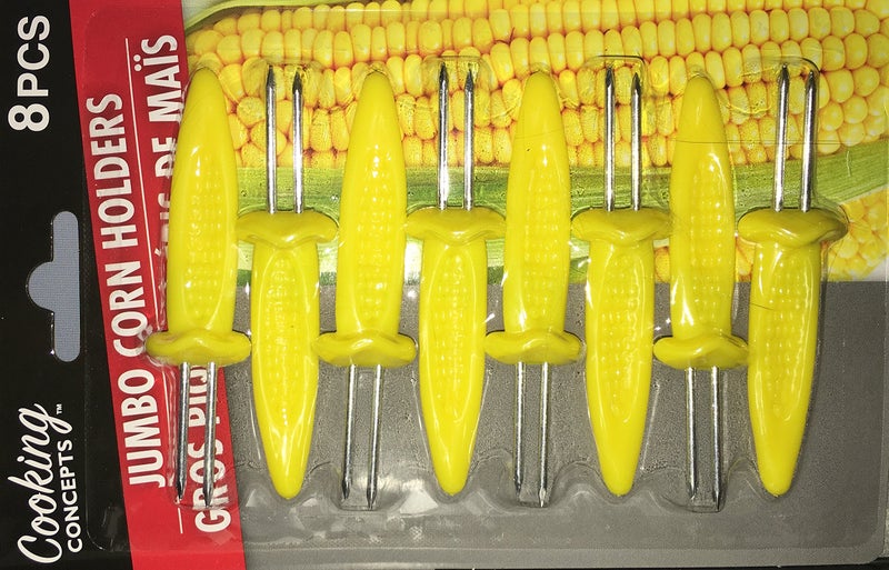 Cooking Concepts Jumbo Corn Holders Reusable Corn Holders BBQ Corn Holders Corn On the COB - Image 3