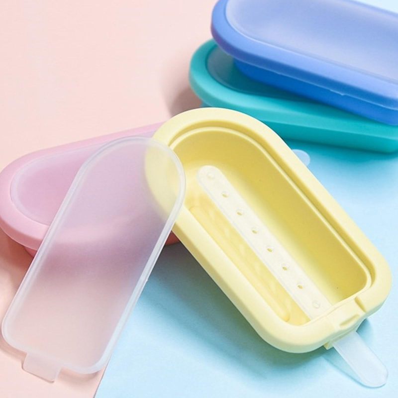 Food-Grade Silicone Ice Pop Molds 12.2 x 5.4 cm Dishwasher-Safe Easy-Release Popsicle Maker - Reusable Sticks Set for DIY Homemade Treats - Image 3