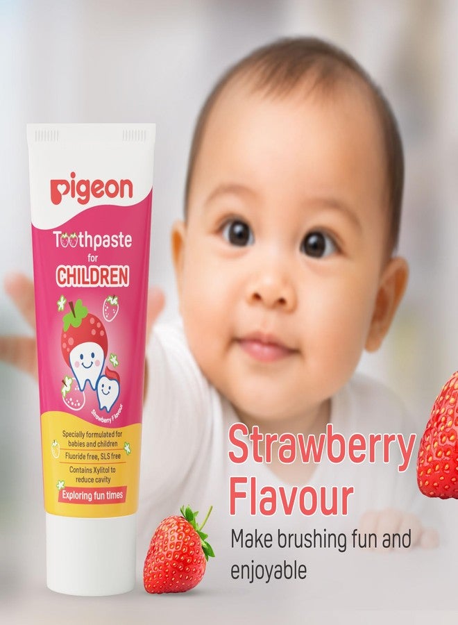 Pigeon Apple & Orange Toothpaste for Babies & Kids 45 g (Pack of 3) | Fluoride & SLS Free | Colour & Paraben Free | pH-Balanced Gentle Care - Image 3