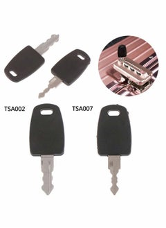 Excefore Master Keys Travel Luggage Suitcase Customs TSA Lock Key Universal Security TSA007 TSA002  2 Pieces  - Image 2