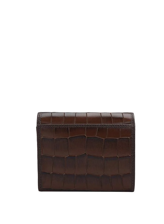 Da Milano Genuine Leather Brown Ladies Wallet