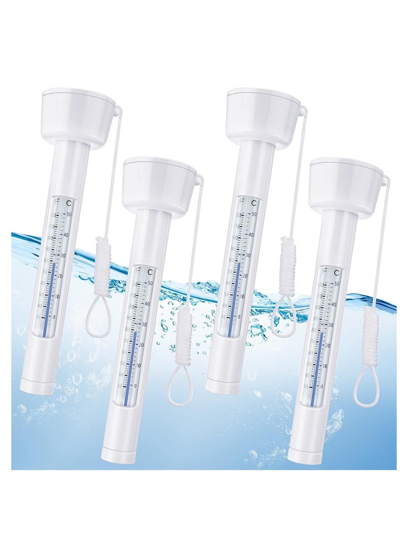 Excefore Floating Pool Thermometer 4 Pcs for Indoor or Outdoor Swimming Pool Spa Pond Hot Tub - Image 1