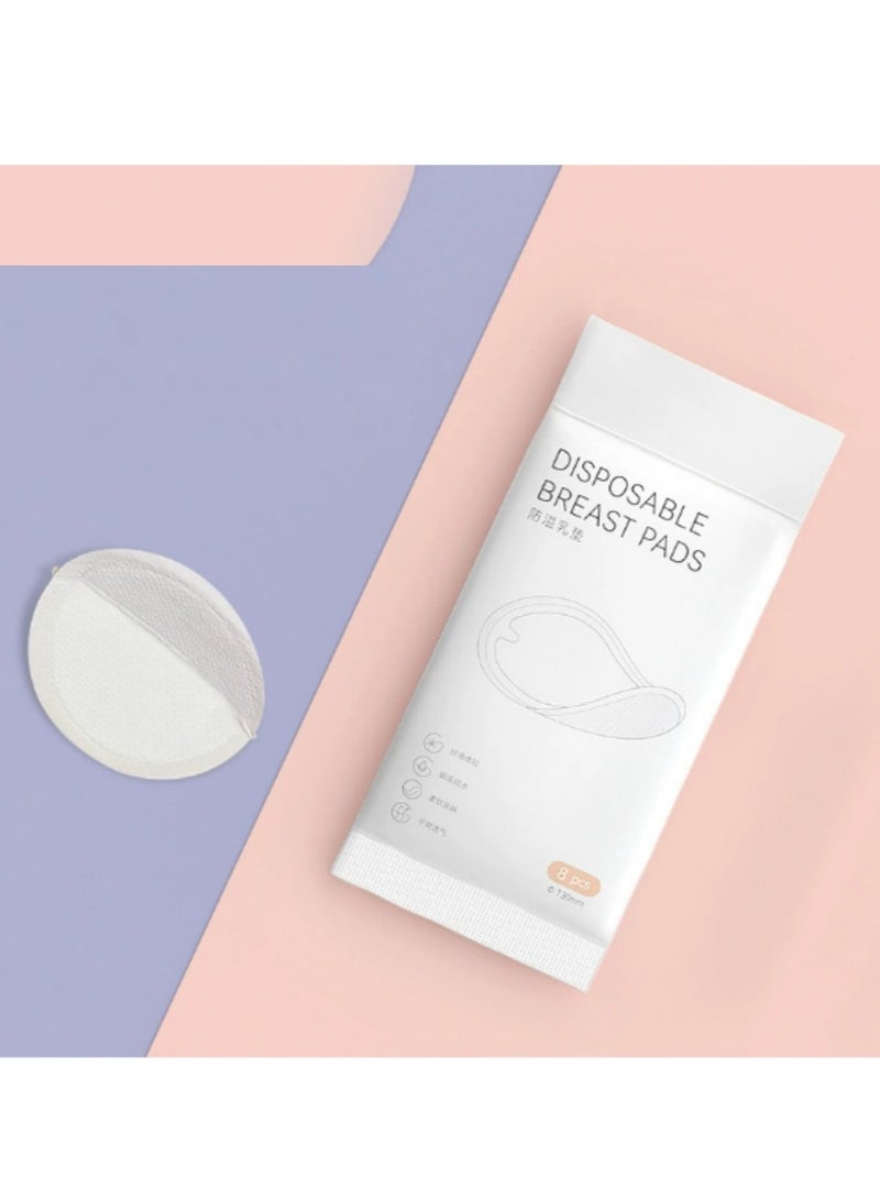 ميكسد 100 قطعة من وسادات الرضاعة فائقة النعومة من للاستعمال مرة واحدة رفيعة للغاية وممتصة للغاية، وسادات أساسية للحلمة ومضادة للتسرب، محمولة وملفوفة بشكل فردي - Image 1