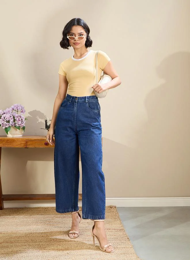 SASSAFRAS Sassafras Women High Rise Balloon Fit Jeans