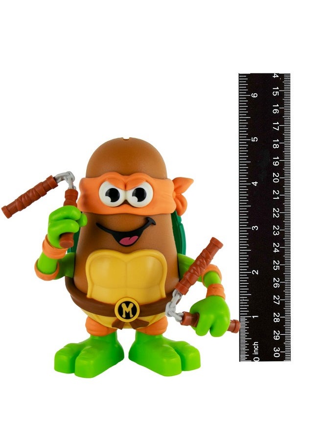 Super Impulse Poptaters Teenage Mutant Ninja Turtles Includes 1 Character, Michelangelo or Raphael, 12 Removable, Interchangeable Facial and Body Parts Including one Surprise Potato Head Original Piece! Ages 8+  - Image 5