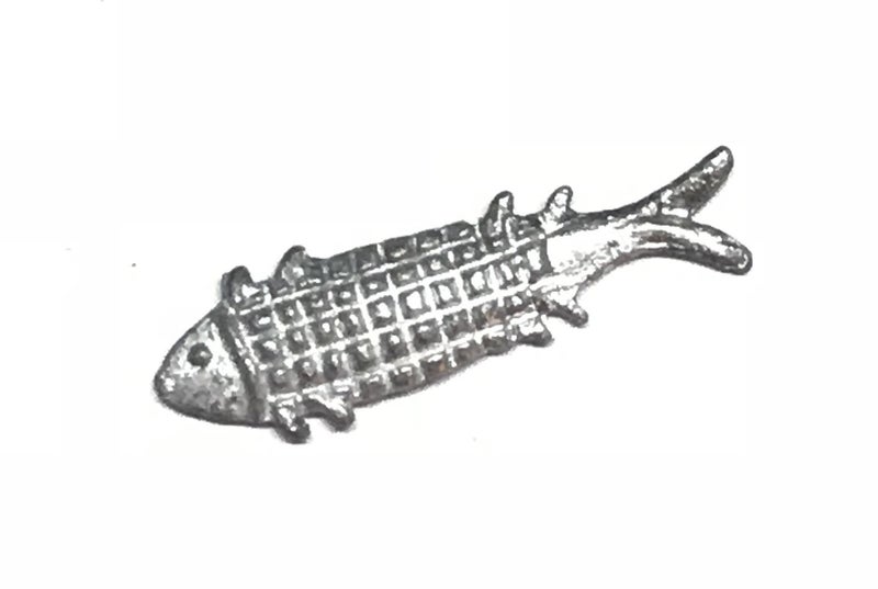 Krisah 108 pcs Fish Figurines Ranga Remedy Patri Dosh Removal Lead Silver - Image 4