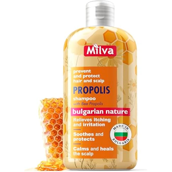 Milva HONEY-BEE PROPOLIS SHAMPOO  STRENGTHENS HAIR, PROMOTES GROWTH, REMOVES DANDRUFF - SOOTHES SCALP, STOPS ITCHING - 200ML - Image 2