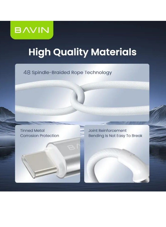 Bavin 2-in-1 Magnetic Wireless Charger for Smartwatches and iPhones, 30W Super Fast Charging - Image 4