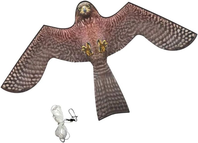 klarako Bird Scarer Repeller Flying Hawk Kite Kit for Garden Scarecrow Yard House Decoration  A - Image 1