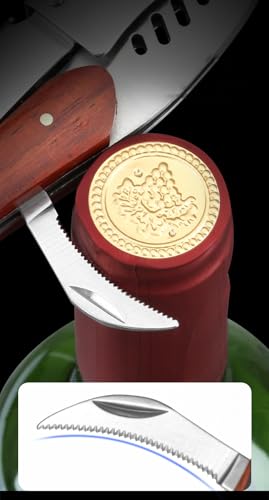 FAFAXOXO True Shark Corkscrew, Professional Waiters Corkscrew Wine Key Bottle Opener,Manual Wine Key for Servers, Waiters, Bartenders and Home Use(Shark) - Image 3