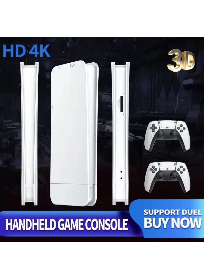 SHOPI New M15 Wireless 4K Game Stick – Retro Video Game Console with 20+ Simulators & 20000+ Games | Dual Wireless Gamepads | HD Output TV Plug & Play Gaming System - Image 2