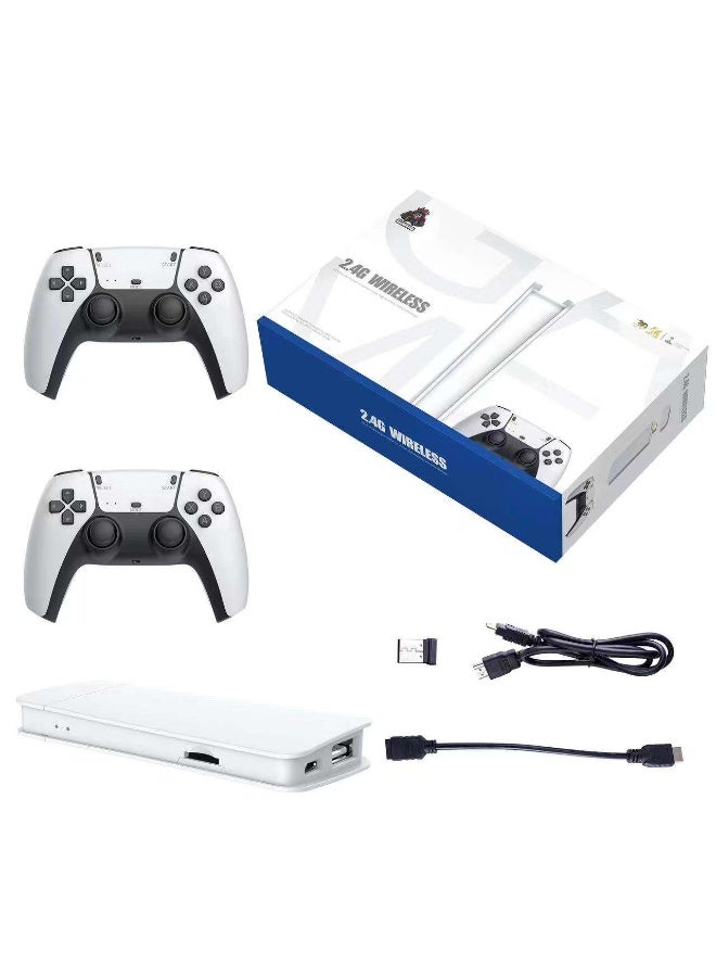 SHOPI New M15 Wireless 4K Game Stick – Retro Video Game Console with 20+ Simulators & 20000+ Games | Dual Wireless Gamepads | HD Output TV Plug & Play Gaming System - Image 1