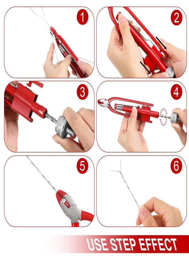 مادر كماشة لف الأسلاك لسلامة الطائرات من Mudder، قطعتان، مقاس 9 بوصات و6 بوصات، لصناعة الطائرات والسيارات (أحمر) - Image 4