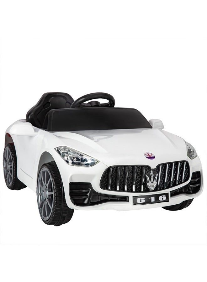 FUN MOMENT Kids Electric Car with Remote Control, LED Lights, and Music - Image 1