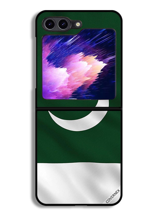 Covernex Samsung Galaxy Z Flip6 Protective Case Cover Pakistan Flag  - Image 1