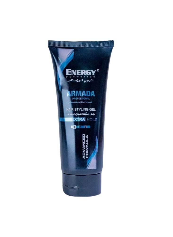جل تصفيف الشعر أرمادا من إنرجي كوزمتكس تثبيت إضافي ١٥٠ مل - جل تثبيت قوي احترافي
