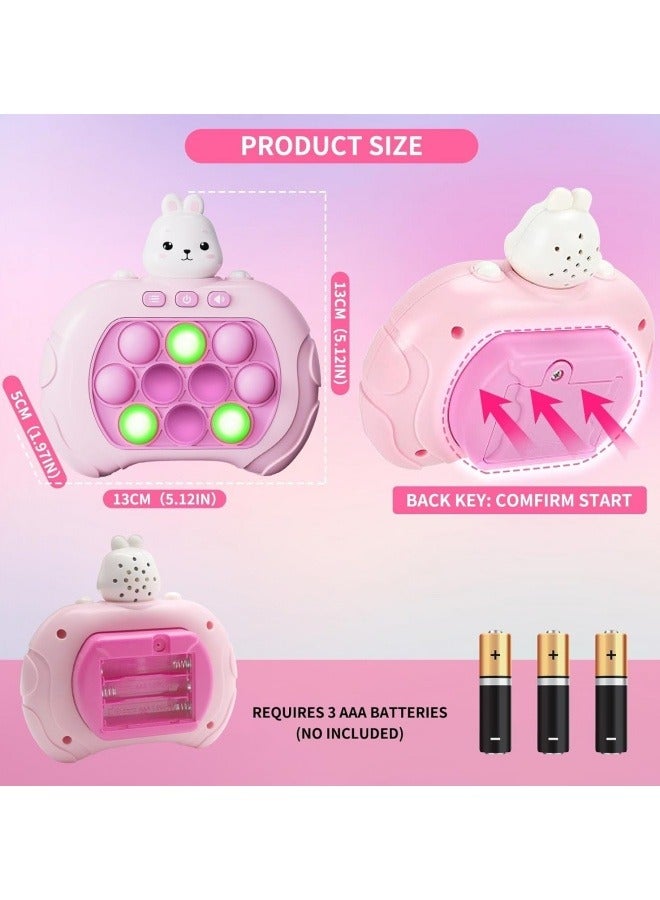 ألعاب العمل للأطفال الصغار، ألعاب فقاعة ضوء دفع سريع، ألعاب الضغط السريع، الأطفال السفر على الطريق الأساسية، العاب السفر الحسية الفتيان والفتيات المراهقين هدية عيد ميلاد الكبار، الأرانب - Image 3