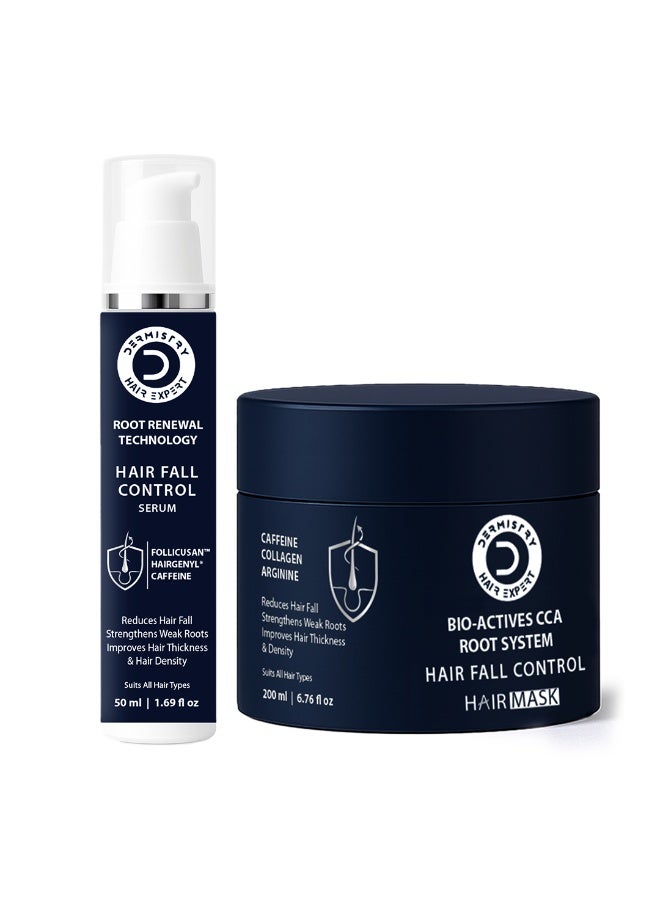 Dermistry Hair Fall Control Mask & Serum for All Hair Types - Image 1