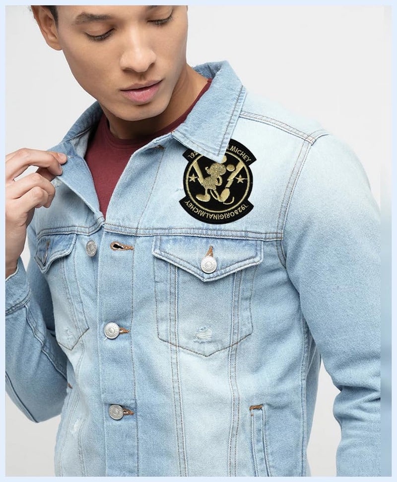 Generic Michey Cartoon Applique Embroidered Sew-on Patch ; Size: 8.5cm x 7cm for Jackets, Bags, T-Shirts, Jeans, Pants, Outdoor Clothing ; Imported from Malaysia (1 Piece). (Code: SBX-9)  - Image 3