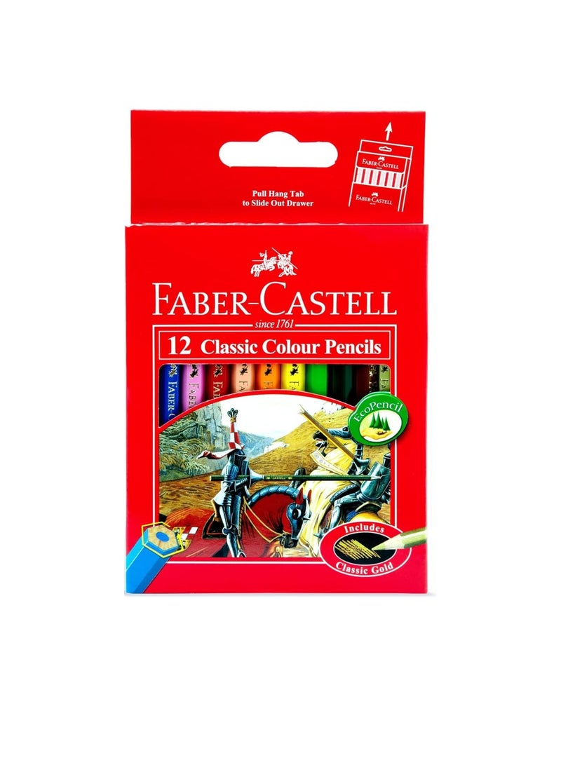 FABER-CASTELL 12-Piece Classic Mini Colour Pencils Multicolour - Image 1