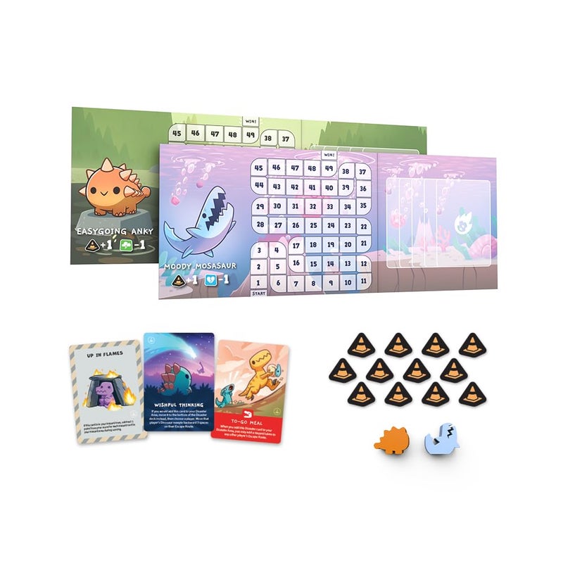 Unstable Games - Happy Little Dinosaurs Hazards Ahead Expansion - Designed to be added to your Happy Little Dinosaurs Base Game - Perfect for Game Night! - Image 3