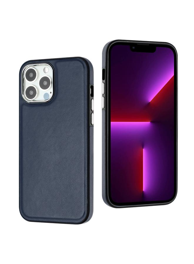 زبون جراب هاتف iPhone 13 Pro Max مصنوع من الجلد بتغطية كاملة - Image 2