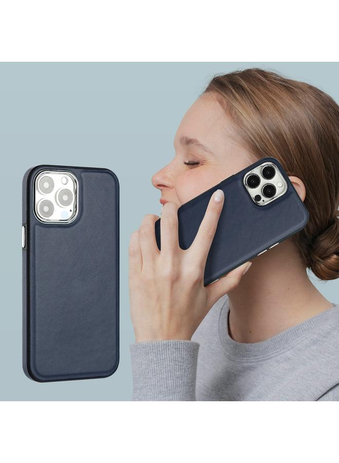 زبون جراب هاتف iPhone 13 Pro Max مصنوع من الجلد بتغطية كاملة - Image 5