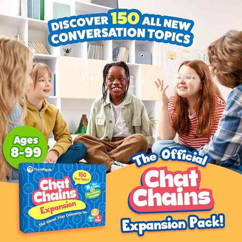 ThinkPsych Chat Chains Expansion Pack Social Skills Games Therapy Games for Teens and Kids Ages 899 Therapy Conversation Cards 15 Mins Playtime - Image 5