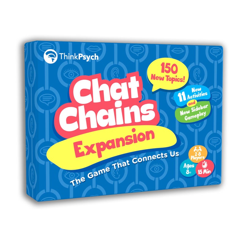 ThinkPsych Chat Chains Expansion Pack Social Skills Games Therapy Games for Teens and Kids Ages 899 Therapy Conversation Cards 15 Mins Playtime - Image 3