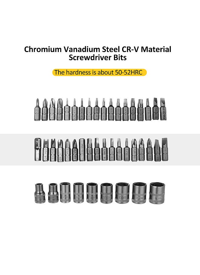 Generic Socket Wrench Screwdriver Set Multi-Purpose Precision Screwdriver Set Multifunction Mini Combination Screwdriver Kit Multi-Bit Set Multi Screwdriver Tool Home Appliance Repair Kit  - Image 5