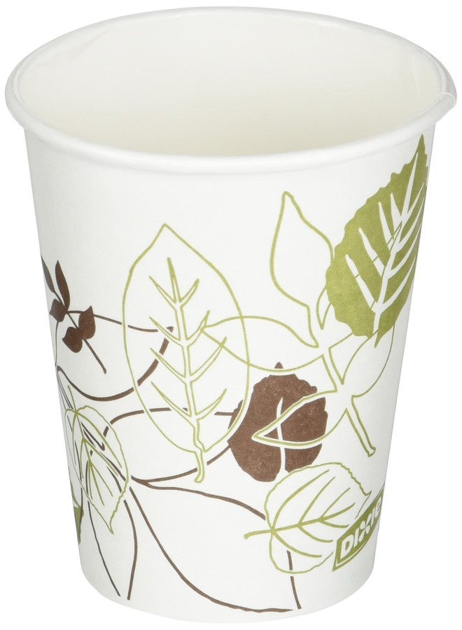 Dixie 2338WSPK Pathways Paper Hot Cups, 8oz, 25/ Pack, 25/Pack - Image 2