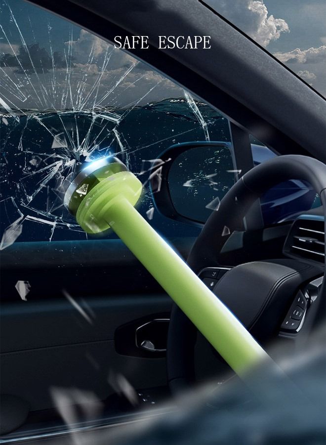 DUNISO Car Windshield Sunshade Umbrella Pull Ring Car Sun Shade Front Window Cover Foldable Sunshade Umbrella with Window Breaker for UV Ray Block Sun Heat Protection for Most Vehicles - Image 5