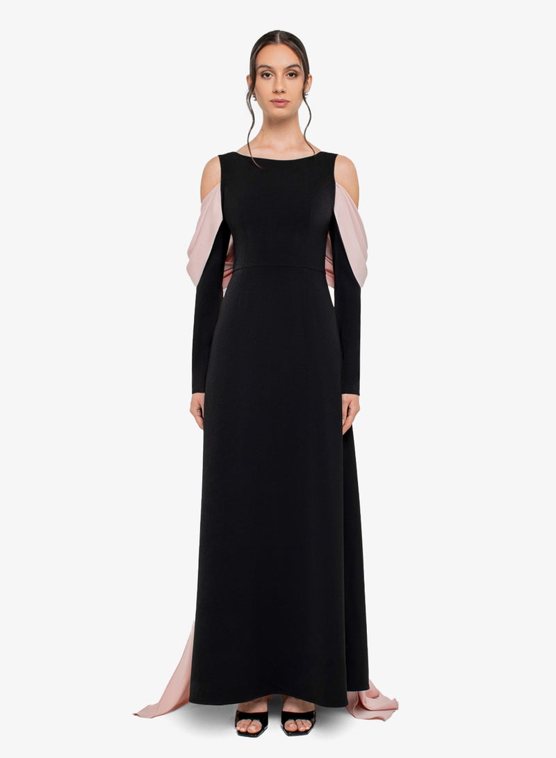 CHASE Boat Neck Maxi Dress - Image 1