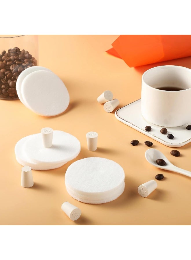 Tondiamo 20 Pack Cold Brew Coffee Filters Include 8 Coffee Filter 12 Reusable Coffee Filter Replacement Rubber Stoppers Kit For Cold Brew System  - Image 5