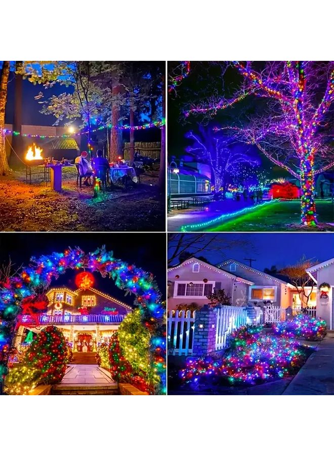 100LED Multicolor Solar Outdoor Fairy Lights 8 Modes Flexible Copper Wire For Indoor Outdoor Party Decor - Image 4