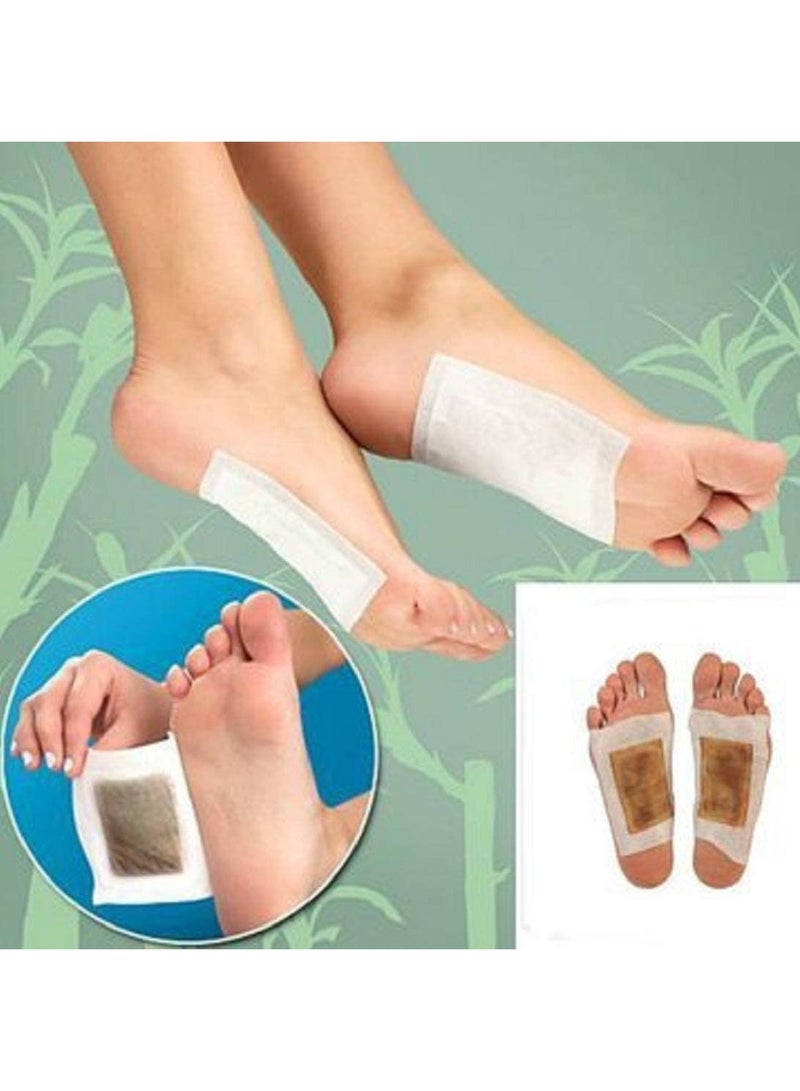 كينوكي Kinoki Detox Foot Patches Bamboo Wormwood Pads With Adhesive Foot Care Improve Sleep - Image 3