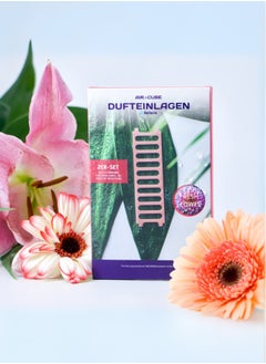 Bellaria Bellaria Fragrance Insert for Air Cube Sets of 2 Flower Breeze Scent Refreshing Sea Fresh Toilet Fragrance Long Lasting Bathroom Freshness Fights Bad Odors for a Flower Inviting Atmosphere  - Image 1