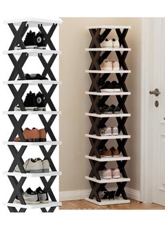 9 Layer Shoe Rack(white/black)