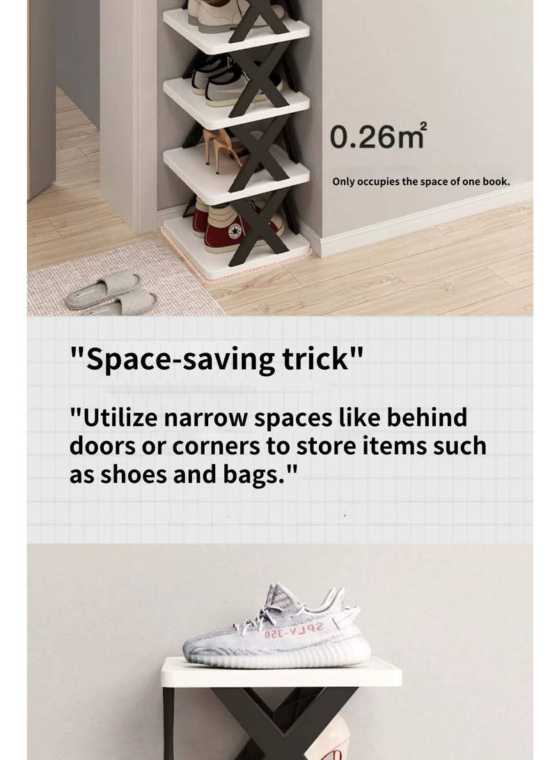 9 Layer Shoe Rack Organizer,Detachable, Space Saving, PP Material, Easy Assembly, Large Capacity, Versatile Storage