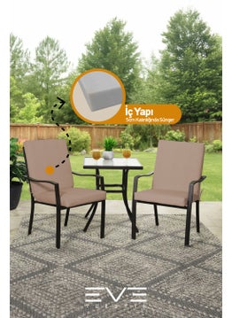 Eve Tekstil Garden - Living Room - Balcony Backrest Zippered Connectable Washable Chair Cushion 10 Pieces  - Image 5