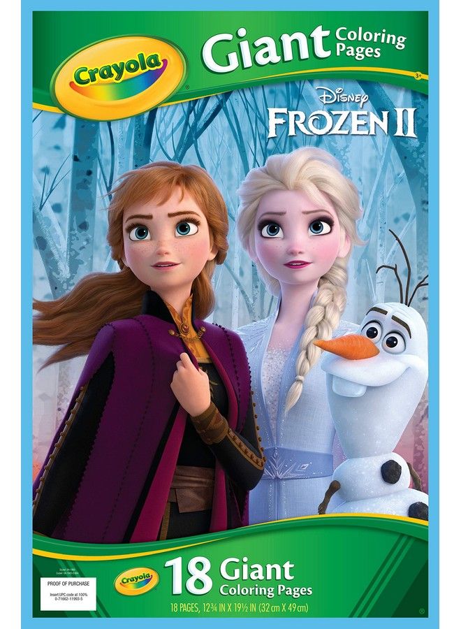 Crayola Frozen Giant Coloring Pages - Image 1